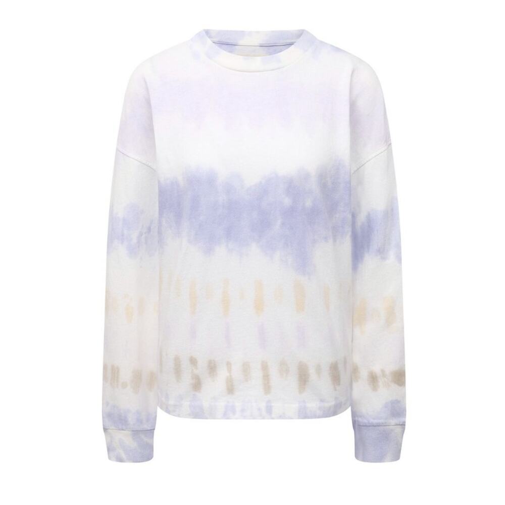NEW Citizens of Humanity Oversized Long Sleeve Tee S Tiedye Rainbow Sweatshirt